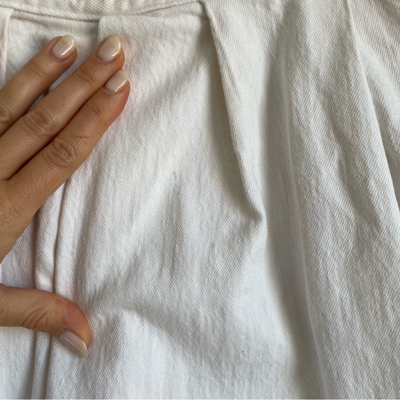 Rachel Comey Wide Leg Raw Hem White Denim Size 2 - Picture 3 of 12